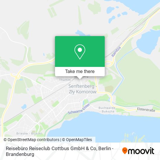 Reisebüro Reiseclub Cottbus GmbH & Co map