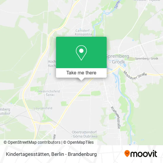 Карта Kindertagesstätten