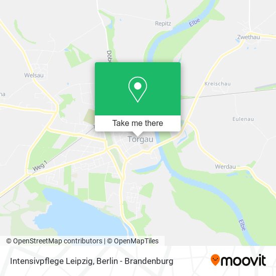 Карта Intensivpflege Leipzig