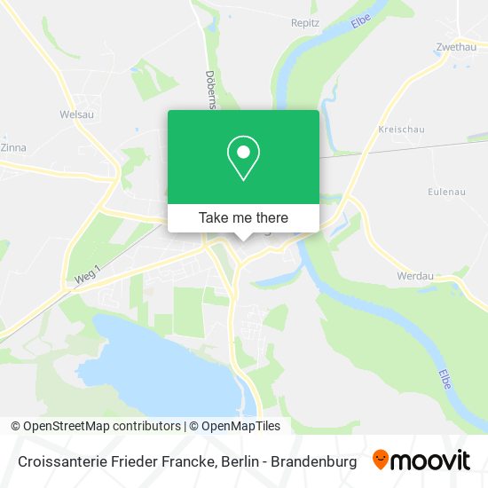 Croissanterie Frieder Francke map