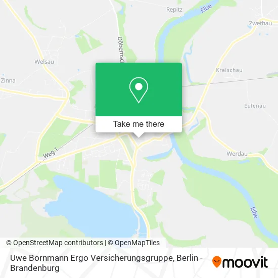 Карта Uwe Bornmann Ergo Versicherungsgruppe