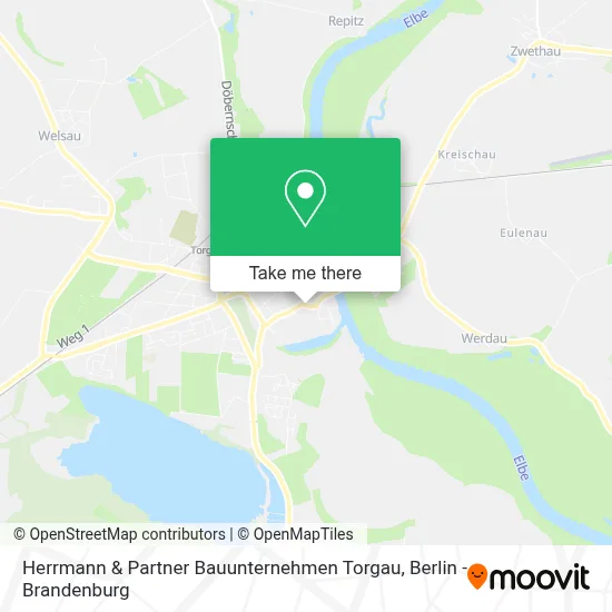 Herrmann & Partner Bauunternehmen Torgau map