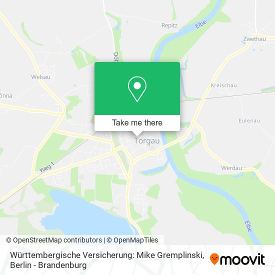 Württembergische Versicherung: Mike Gremplinski map