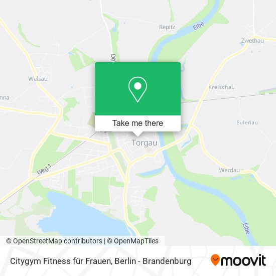 Citygym Fitness für Frauen map