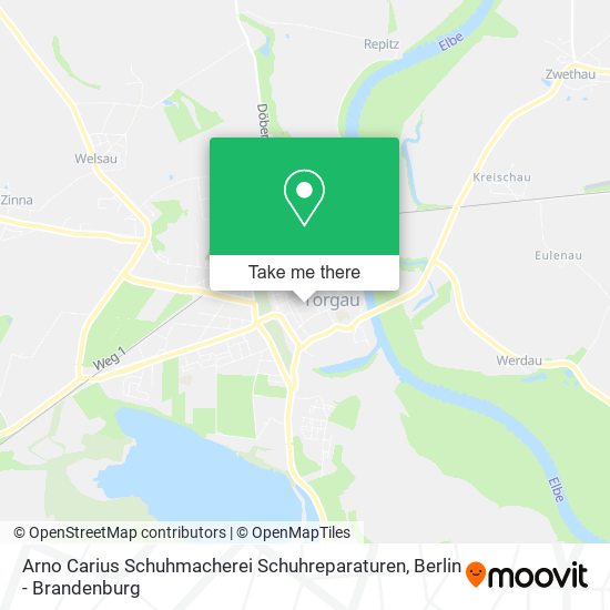 Карта Arno Carius Schuhmacherei Schuhreparaturen