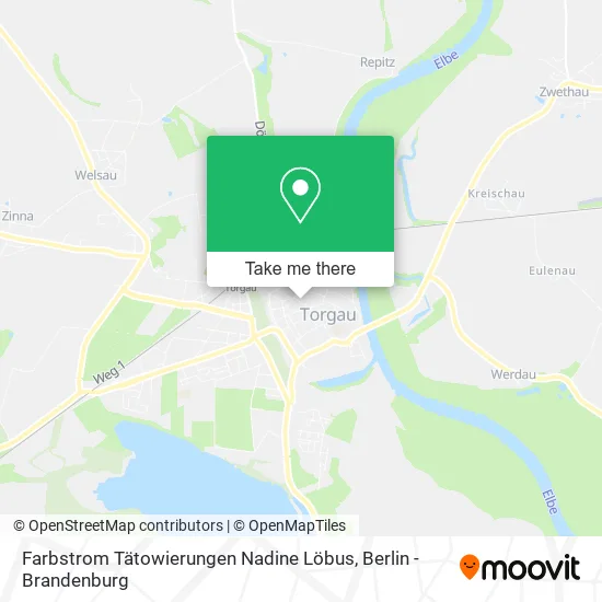 Карта Farbstrom Tätowierungen Nadine Löbus