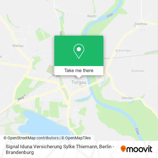 Карта Signal Iduna Versicherung Sylke Thiemann