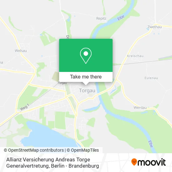 Карта Allianz Versicherung Andreas Torge Generalvertretung