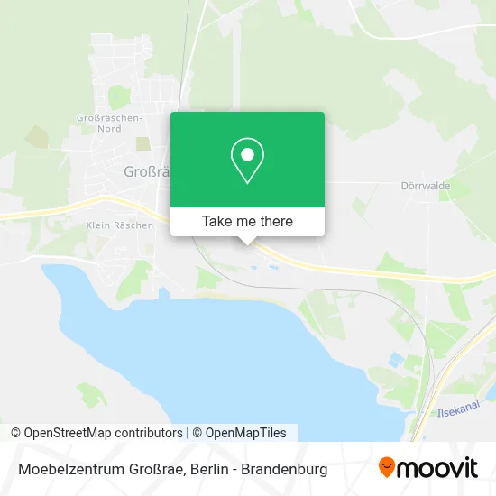 Moebelzentrum Großrae map