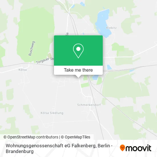 Карта Wohnungsgenossenschaft eG Falkenberg