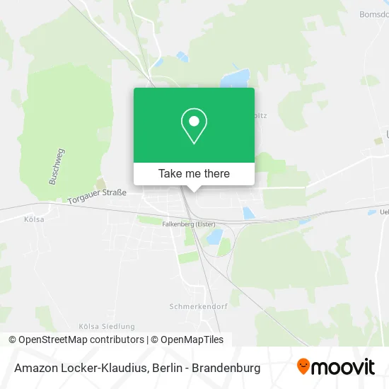 Карта Amazon Locker-Klaudius