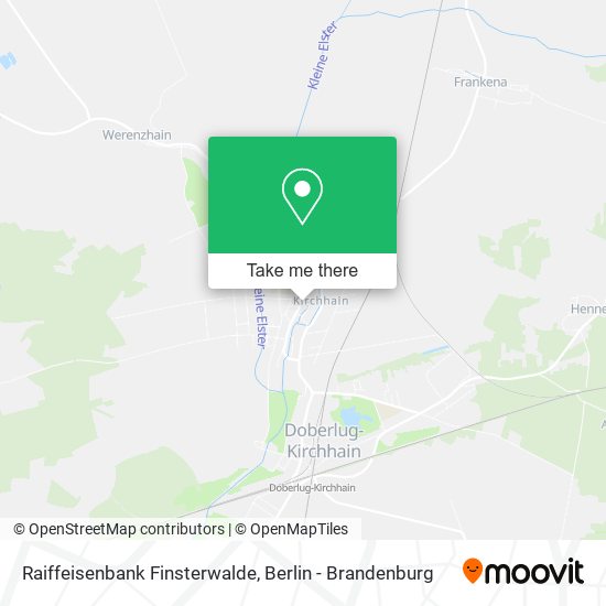 Raiffeisenbank Finsterwalde map