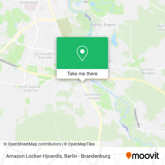 Карта Amazon Locker-Hjoerdis