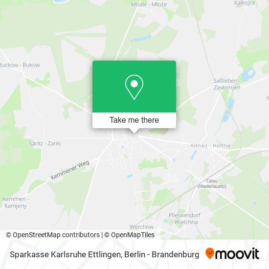 Sparkasse Karlsruhe Ettlingen map