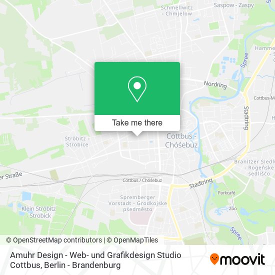 Карта Amuhr Design - Web- und Grafikdesign Studio Cottbus