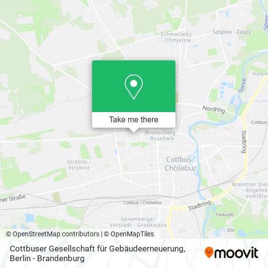 Cottbuser Gesellschaft für Gebäudeerneuerung map