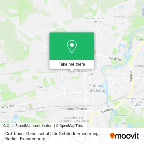Карта Cottbuser Gesellschaft für Gebäudeerneuerung