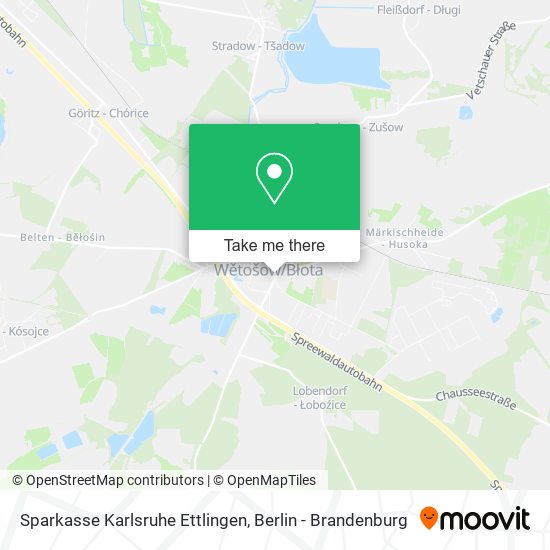 Sparkasse Karlsruhe Ettlingen map