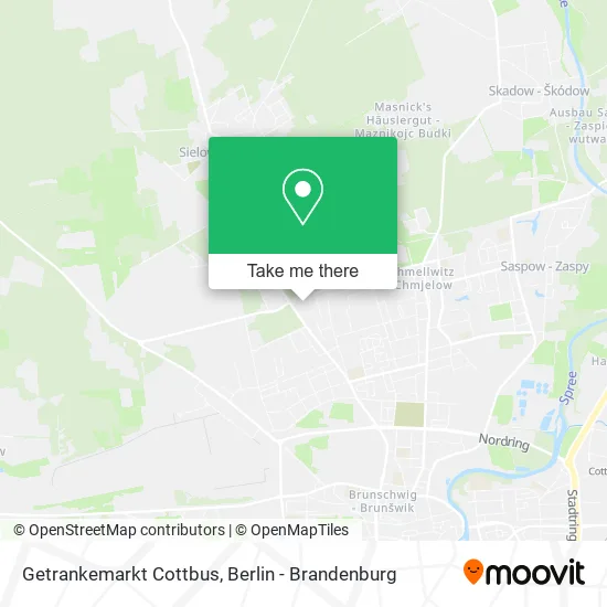Карта Getrankemarkt Cottbus
