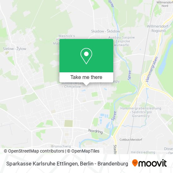 Sparkasse Karlsruhe Ettlingen map