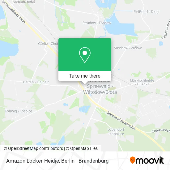 Карта Amazon Locker-Heidje