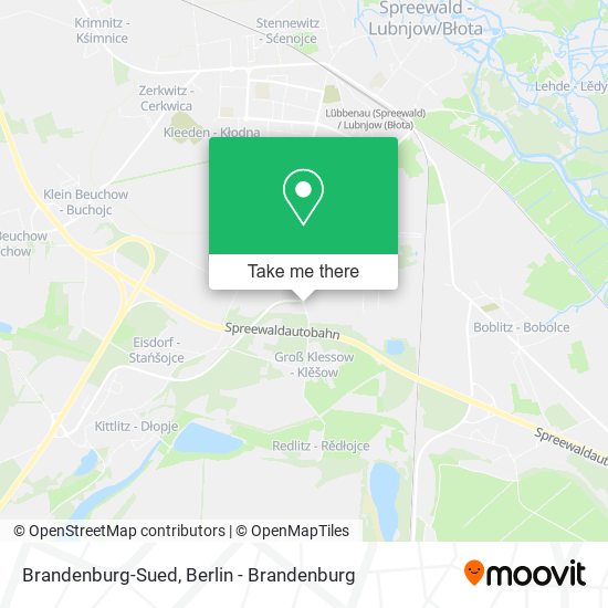 Brandenburg-Sued map