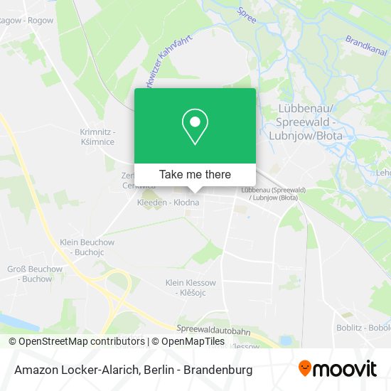 Amazon Locker-Alarich map