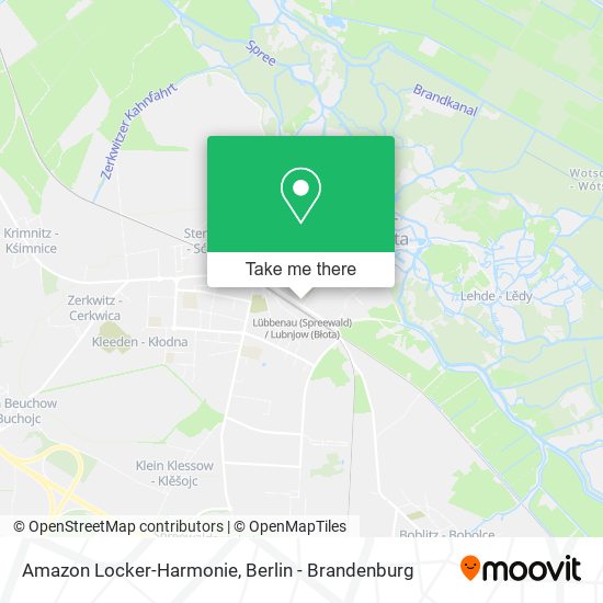 Amazon Locker-Harmonie map