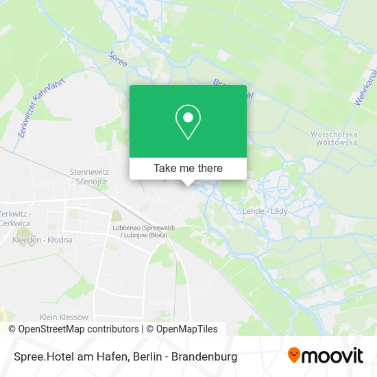Карта Spree.Hotel am Hafen