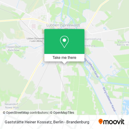 Карта Gaststätte Heiner Kossatz