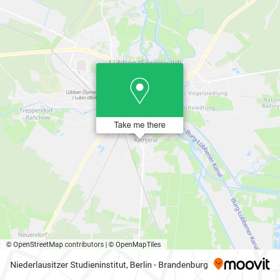 Niederlausitzer Studieninstitut map