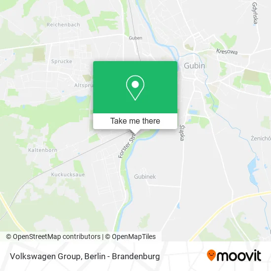 Карта Volkswagen Group