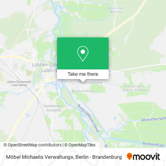 Карта Möbel Michaelis Verwaltungs