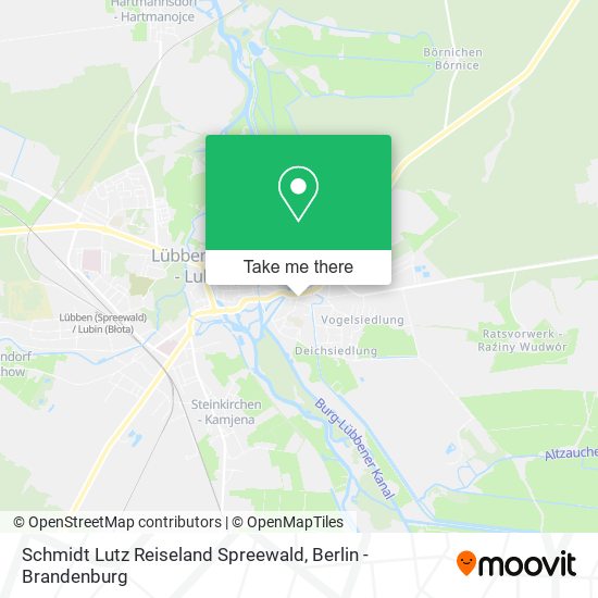 Schmidt Lutz Reiseland Spreewald map
