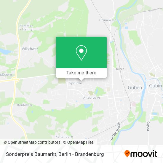 Карта Sonderpreis Baumarkt