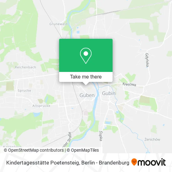 Карта Kindertagesstätte Poetensteig