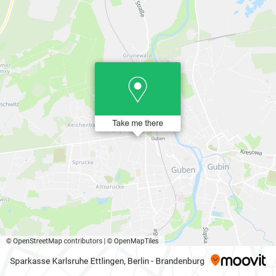 Sparkasse Karlsruhe Ettlingen map