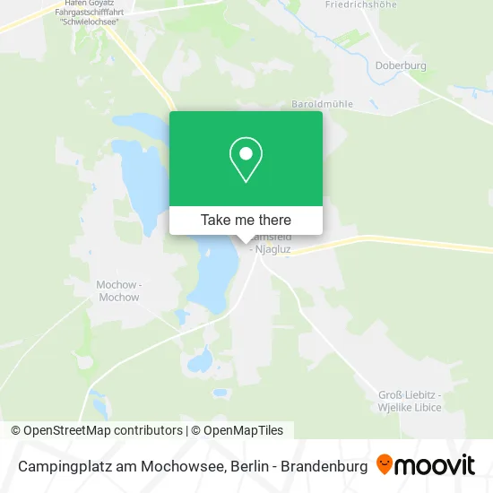 Карта Campingplatz am Mochowsee