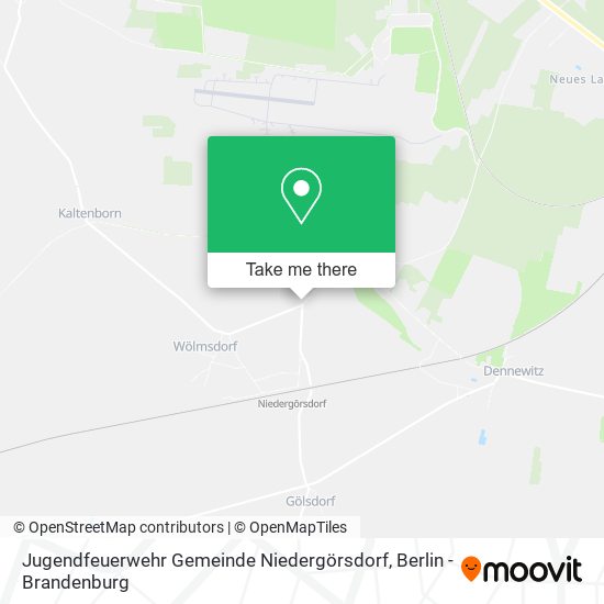 Jugendfeuerwehr Gemeinde Niedergörsdorf map