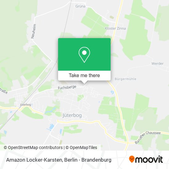 Amazon Locker-Karsten map