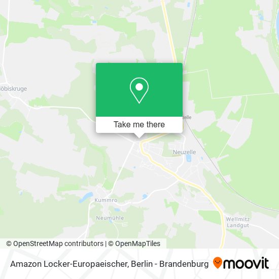 Amazon Locker-Europaeischer map