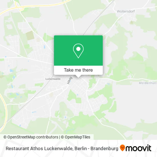 Карта Restaurant Athos Luckenwalde