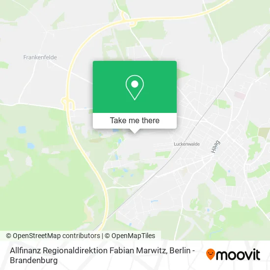 Карта Allfinanz Regionaldirektion Fabian Marwitz