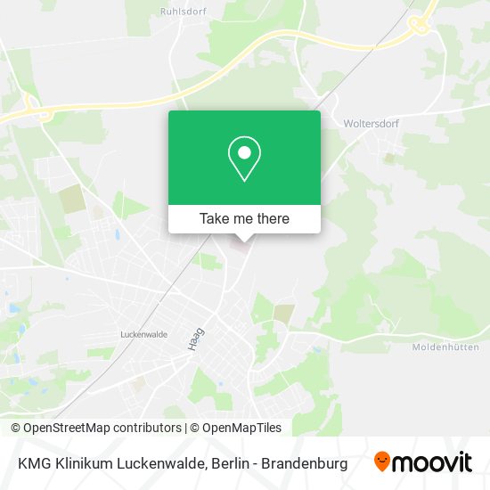KMG Klinikum Luckenwalde map