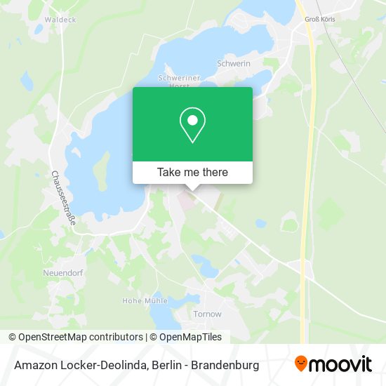 Карта Amazon Locker-Deolinda