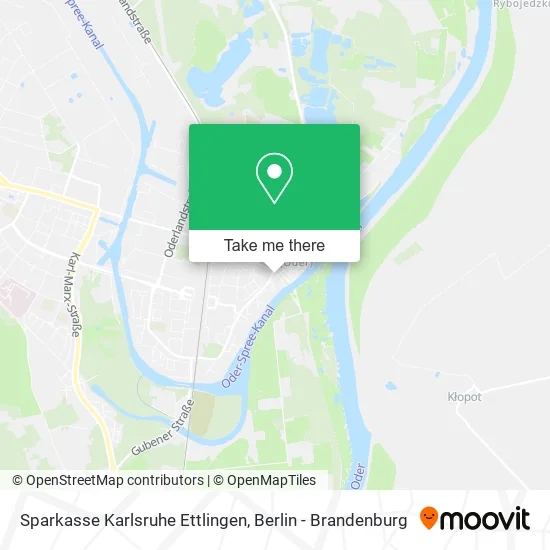 Карта Sparkasse Karlsruhe Ettlingen