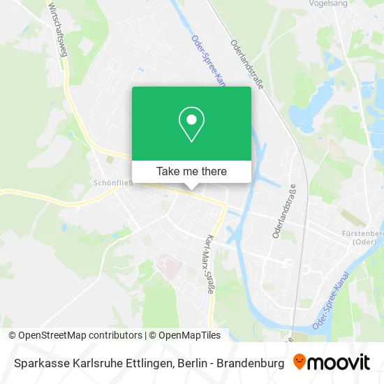 Карта Sparkasse Karlsruhe Ettlingen