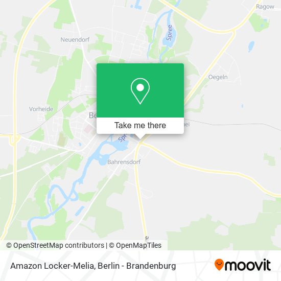 Карта Amazon Locker-Melia