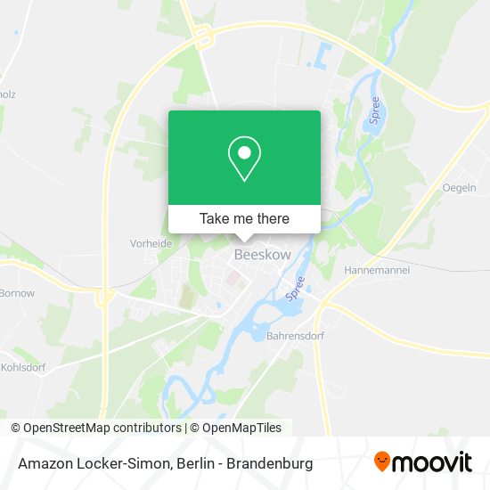 Карта Amazon Locker-Simon