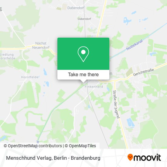 Menschhund Verlag map